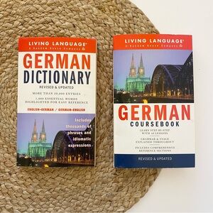 LIVING LANGUAGE German Complete Course & Dictionary Set